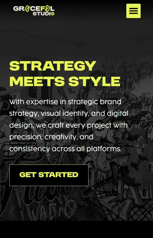 Mobile Responsive Web Design For Graceful Studio