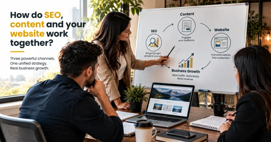 How Ontario Businesses Build a Digital Marketing Strategy That Drives Growth How Do SEO Content And Your Website Work Together