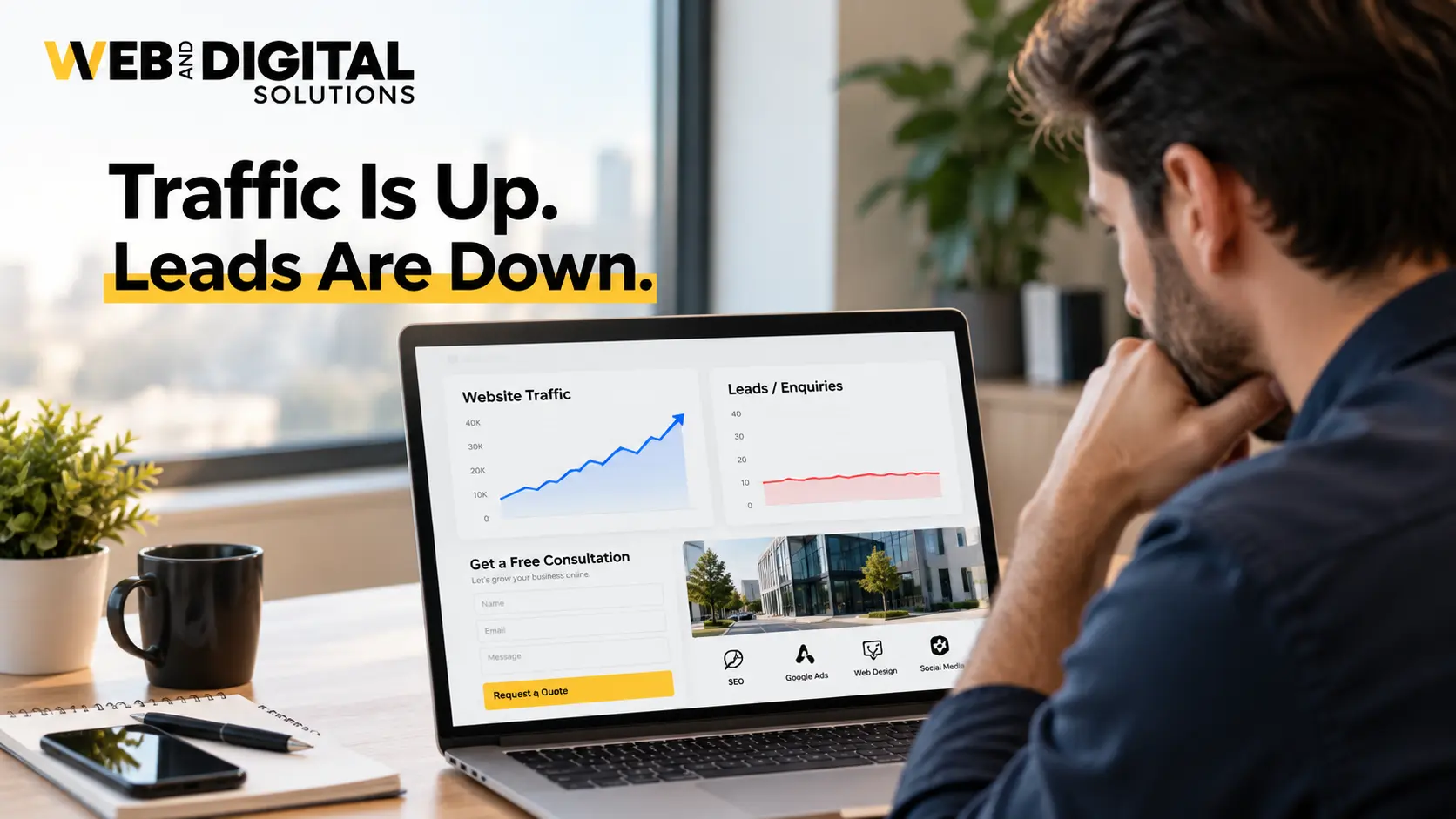 Traffic Is Up Leads Are Down Traffic Is Up Leads Are Down