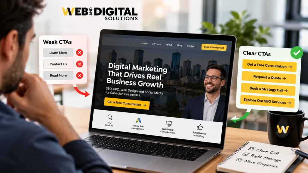 Traffic Is Up. Leads Are Down. Here's Why Your Website Isn't Turning Visitors Into Customers Your Website May Have Weak Or Unclear Calls To Action