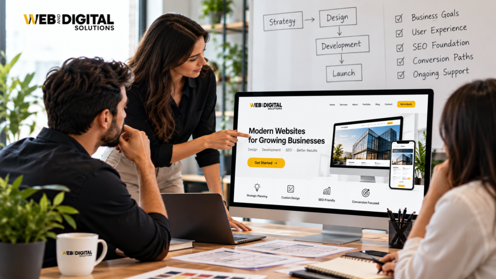 Your Website Is a Salesperson: 15 Things High-Converting Business Websites Get Right Collaborative Web Design Strategy Workspace