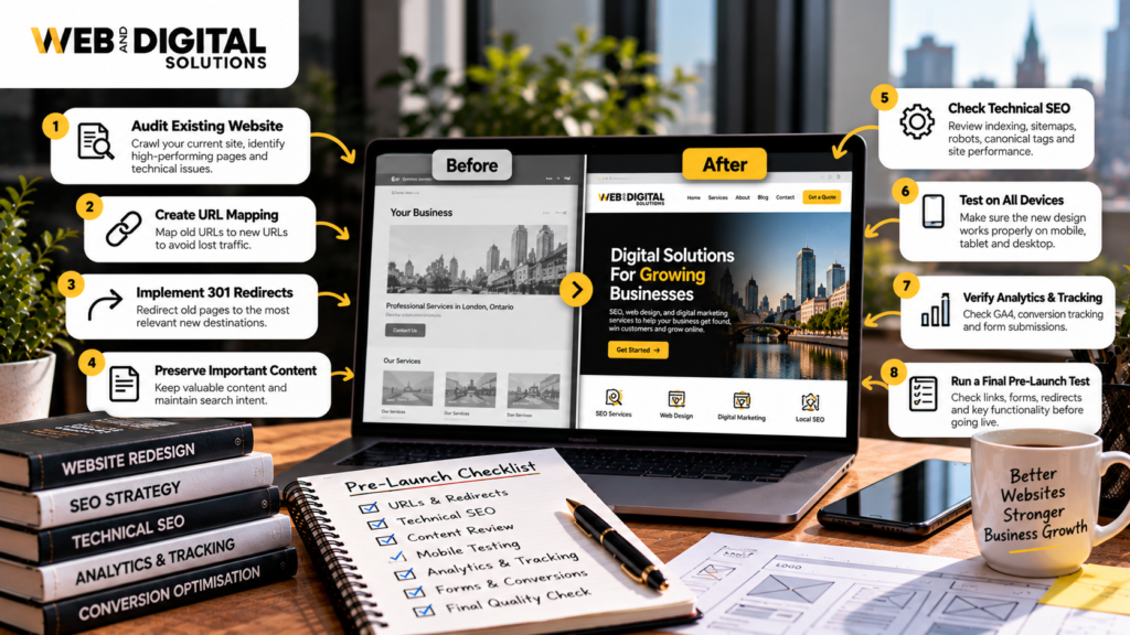Website Redesign Checklist: 15 Things to Fix Before Launching Your New Website Website Redesign Pre Launch Checklist